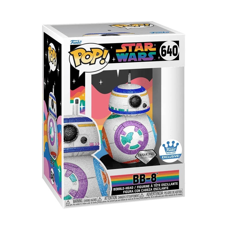 LOUNGEFLY Limited Edition Star Wars BB-8 Pride Bobble-Head Pop! And Bag Bundle 11 LOUNGEFLY Limited Edition Star Wars BB-8 Pride Bobble-Head Pop! And Bag Bundle - Image 9