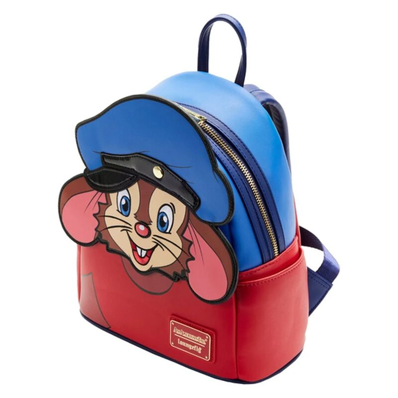 LOUNGEFLY Exclusive - An American Tail Fievel Cosplay Mini Backpack 4 LOUNGEFLY Exclusive - An American Tail Fievel Cosplay Mini Backpack - Image 2