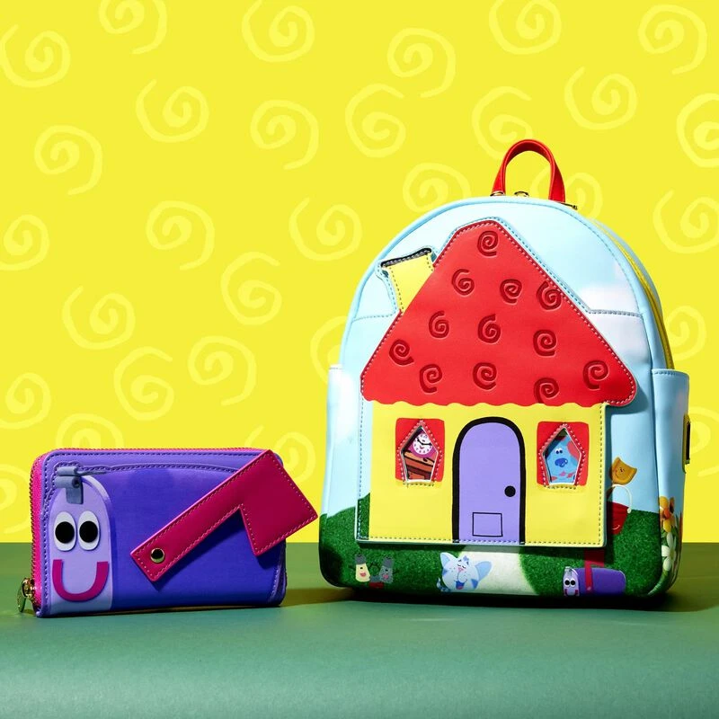 LOUNGEFLY Blue's Clues Mail Time Zip Around Wallet 4 LOUNGEFLY Blue's Clues Mail Time Zip Around Wallet - Image 2