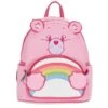 LOUNGEFLY Exclusive - Care Bears 40th Anniversary Cheer Bear Cosplay Plush Mini Backpack -Loungefly CBBK0001 1