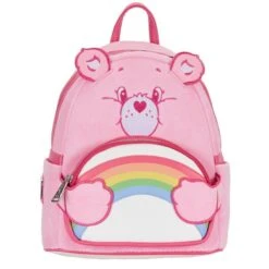 LOUNGEFLY Exclusive - Care Bears 40th Anniversary Cheer Bear Cosplay Plush Mini Backpack