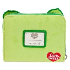 LOUNGEFLY Limited Edition Exclusive - Care Bears Good Luck Bear Zip Around Wallet 10 LOUNGEFLY Limited Edition Exclusive - Care Bears Good Luck Bear Zip Around Wallet -Loungefly CBWA0013 4