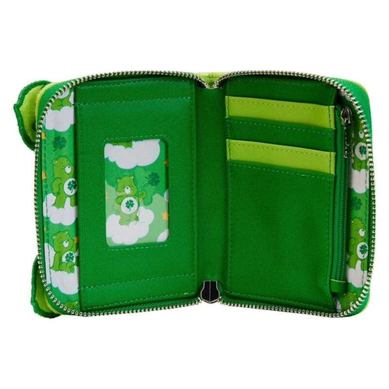 LOUNGEFLY Limited Edition Exclusive - Care Bears Good Luck Bear Zip Around Wallet 7 LOUNGEFLY Limited Edition Exclusive - Care Bears Good Luck Bear Zip Around Wallet - Image 5
