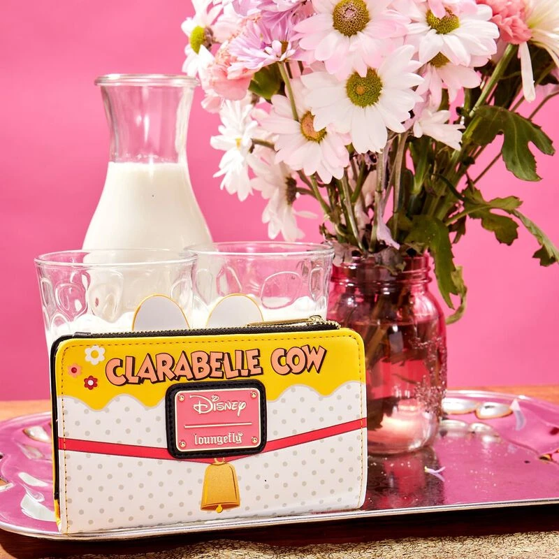 LOUNGEFLY Clarabelle Cow Cosplay Bifold Wallet 4 LOUNGEFLY Clarabelle Cow Cosplay Bifold Wallet - Image 2