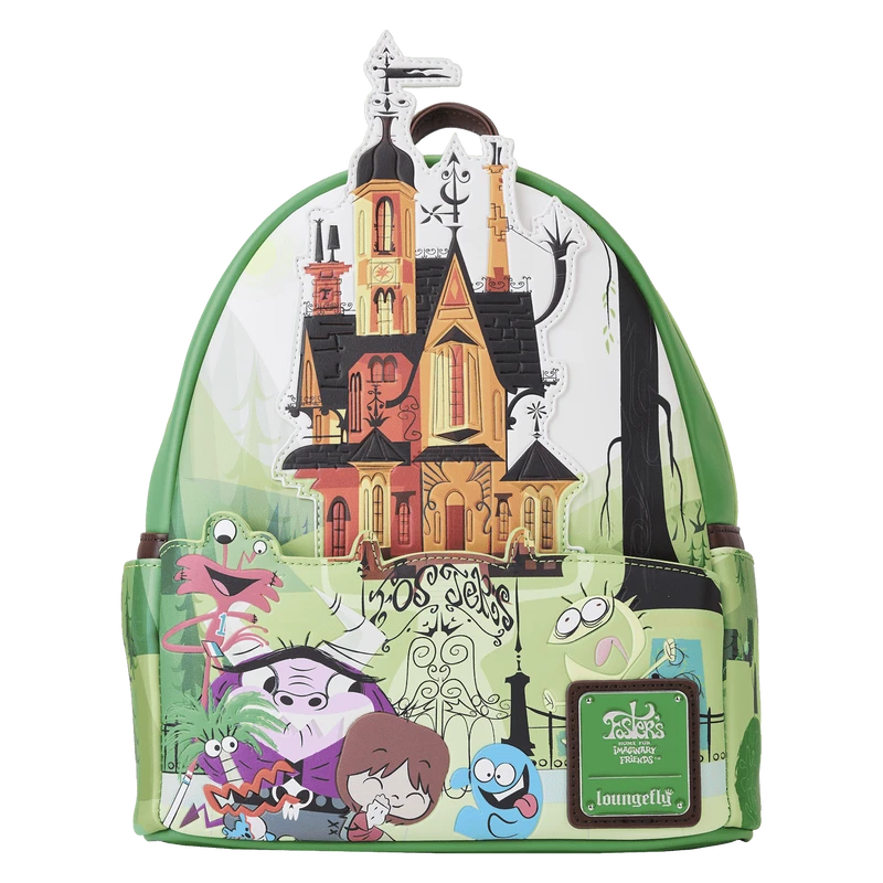 LOUNGEFLY Foster’s Home For Imaginary Friends House Mini Backpack 3 LOUNGEFLY Foster’s Home For Imaginary Friends House Mini Backpack