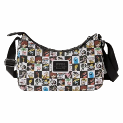 LOUNGEFLY Cartoon Network Retro Collage Crossbody Bag With Coin Pouch -Loungefly CNTB0001 LFCARTOONNETWORKRETROCOLLAGECROSSBODYWITHCOINPOUCHBACK