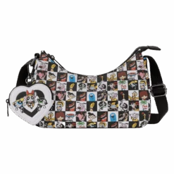 LOUNGEFLY Cartoon Network Retro Collage Crossbody Bag With Coin Pouch