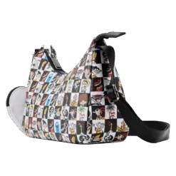 LOUNGEFLY Cartoon Network Retro Collage Crossbody Bag With Coin Pouch -Loungefly CNTB0001 LFCARTOONNETWORKRETROCOLLAGECROSSBODYWITHCOINPOUCHSIDE