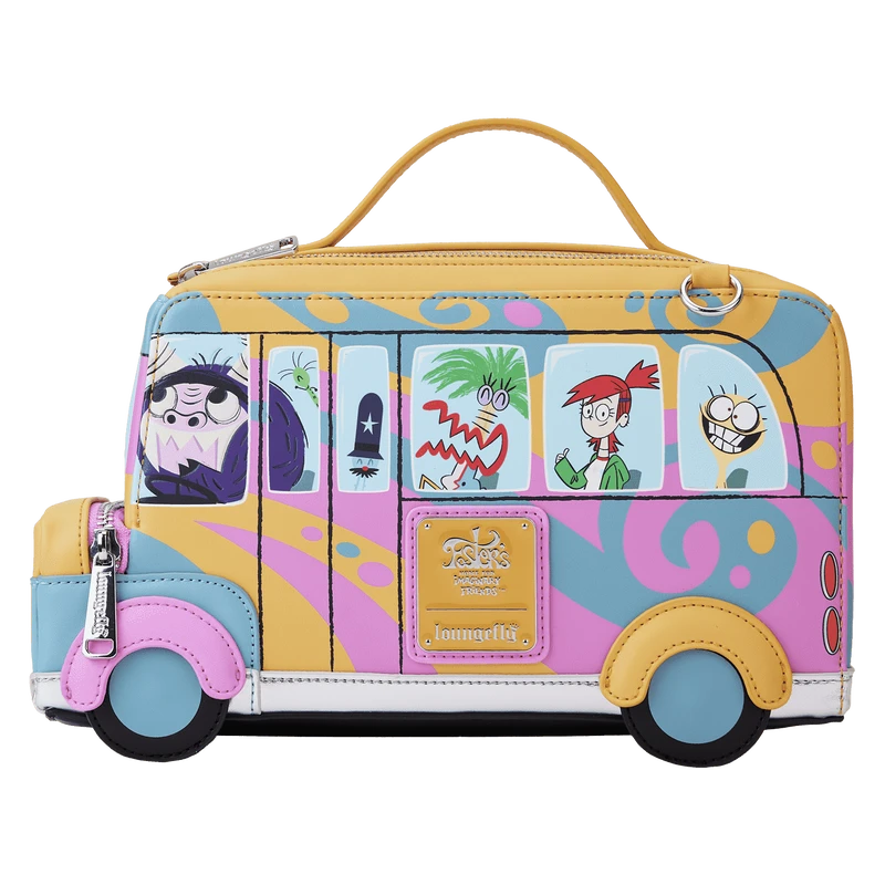LOUNGEFLY Foster’s Home For Imaginary Friends Figural Bus Crossbody Bag 8 LOUNGEFLY Foster’s Home For Imaginary Friends Figural Bus Crossbody Bag - Image 6
