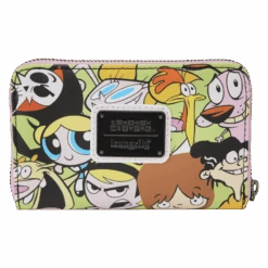 LOUNGEFLY Cartoon Network Retro Collage Zip Around Wallet -Loungefly CNWA0001 LFCARTOONNETWORKRETROCOLLAGEZIPAROUNDWALLET201003BACK