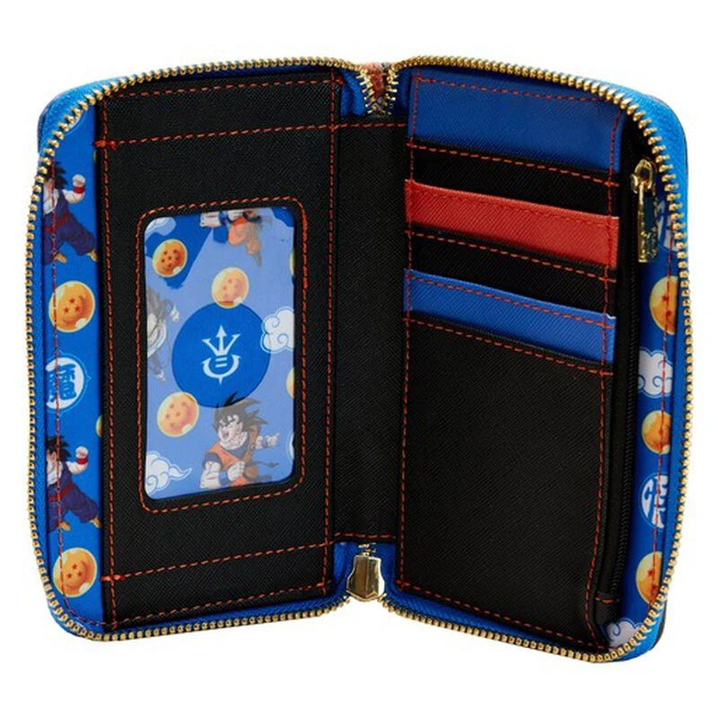 LOUNGEFLY Dragon Ball Z Trio Zip Around Wallet 6 LOUNGEFLY Dragon Ball Z Trio Zip Around Wallet - Image 4