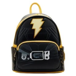 LOUNGEFLY Black Adam Light Up Cosplay Mini Backpack