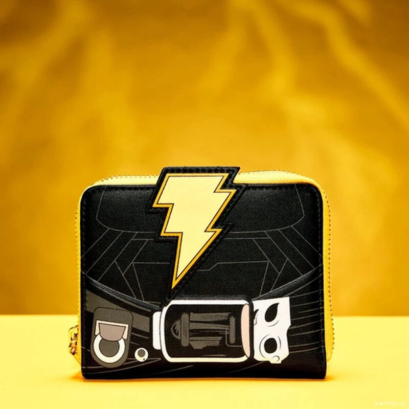 LOUNGEFLY Black Adam Glow Cosplay Zip Around Wallet 4 LOUNGEFLY Black Adam Glow Cosplay Zip Around Wallet - Image 2