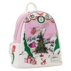LOUNGEFLY Dr. Seuss' How The Grinch Stole Christmas! Lenticular Scene Mini Backpack 12 LOUNGEFLY Dr. Seuss' How The Grinch Stole Christmas! Lenticular Scene Mini Backpack -Loungefly DSSBK0030 3
