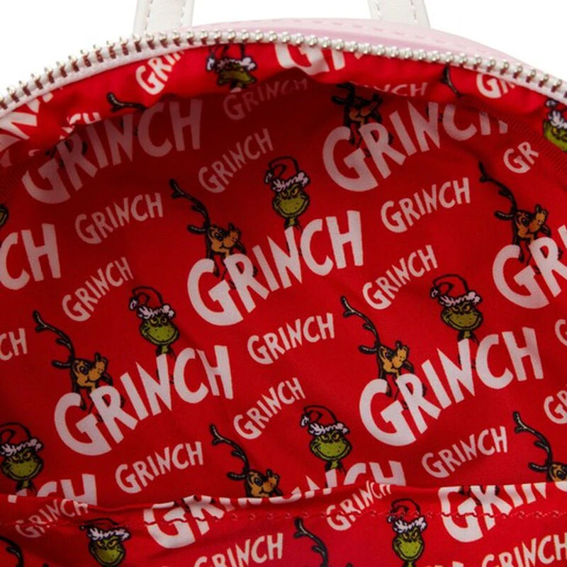 LOUNGEFLY Dr. Seuss' How The Grinch Stole Christmas! Lenticular Scene Mini Backpack 10 LOUNGEFLY Dr. Seuss' How The Grinch Stole Christmas! Lenticular Scene Mini Backpack - Image 8