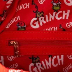 LOUNGEFLY Dr. Seuss' How The Grinch Stole Christmas! Sleigh Crossbody Bag 15 LOUNGEFLY Dr. Seuss' How The Grinch Stole Christmas! Sleigh Crossbody Bag -Loungefly DSSTB0008 7