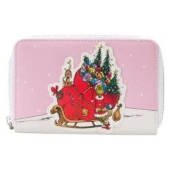 LOUNGEFLY Dr. Seuss' How The Grinch Stole Christmas! Sleigh Zip Around Wallet