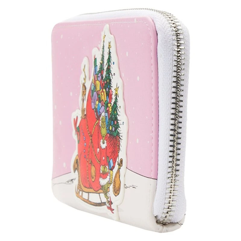 LOUNGEFLY Dr. Seuss' How The Grinch Stole Christmas! Sleigh Zip Around Wallet 5 LOUNGEFLY Dr. Seuss' How The Grinch Stole Christmas! Sleigh Zip Around Wallet - Image 3