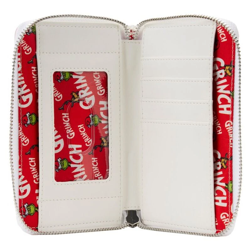 LOUNGEFLY Dr. Seuss' How The Grinch Stole Christmas! Sleigh Zip Around Wallet 7 LOUNGEFLY Dr. Seuss' How The Grinch Stole Christmas! Sleigh Zip Around Wallet - Image 5