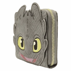 LOUNGEFLY How To Train Your Dragon Toothless Cosplay Zip Around Wallet -Loungefly DWWA0004 LFDREAMWORKSHOWTOTRAINYOURDRAGONTOOTHLESSCOSPLAYZIPAROUNDWALLET0036SIDE