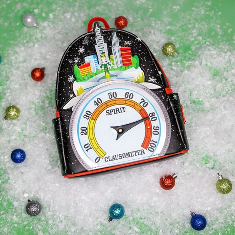 LOUNGEFLY Elf Clausometer Light Up Mini Backpack 4 LOUNGEFLY Elf Clausometer Light Up Mini Backpack - Image 2