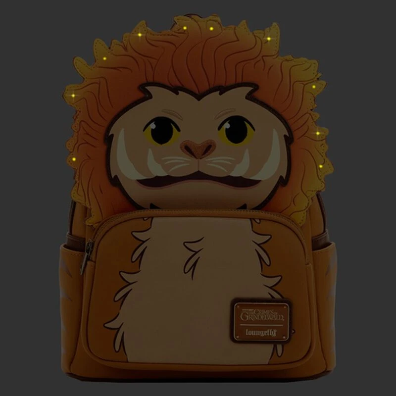 LOUNGEFLY SDCC Exclusive - Fantastic Beasts: The Crimes Of Grindelwald Zouwou Light Up Mini Backpack 4 LOUNGEFLY SDCC Exclusive - Fantastic Beasts: The Crimes Of Grindelwald Zouwou Light Up Mini Backpack - Image 2