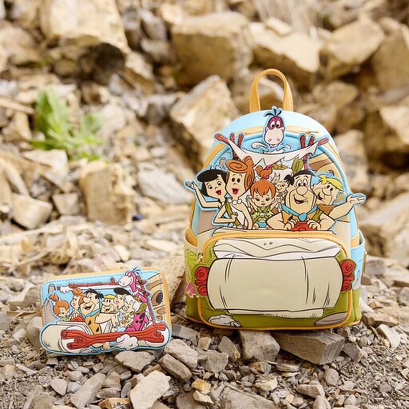 LOUNGEFLY Exclusive - The Flintstones Flintmobile Mini Backpack 4 LOUNGEFLY Exclusive - The Flintstones Flintmobile Mini Backpack - Image 2