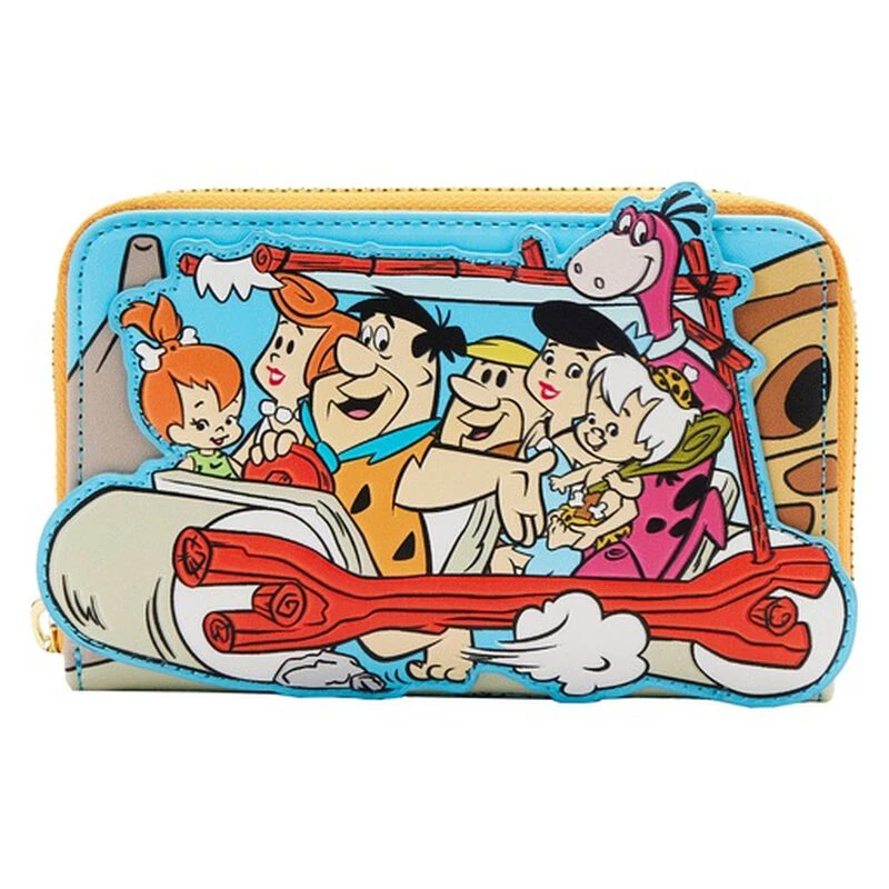 LOUNGEFLY Exclusive - The Flintstones Flintmobile Zip Around Wallet 3 LOUNGEFLY Exclusive - The Flintstones Flintmobile Zip Around Wallet