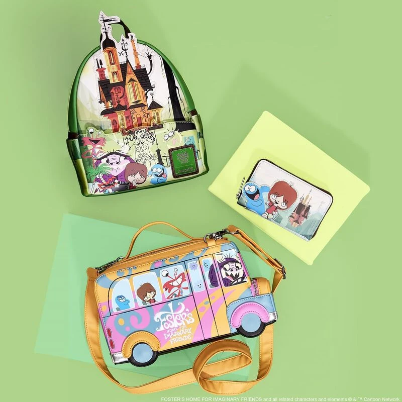 LOUNGEFLY Foster’s Home For Imaginary Friends Figural Bus Crossbody Bag 5 LOUNGEFLY Foster’s Home For Imaginary Friends Figural Bus Crossbody Bag - Image 3