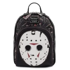 LOUNGEFLY Friday The 13th Jason Mask Mini Backpack