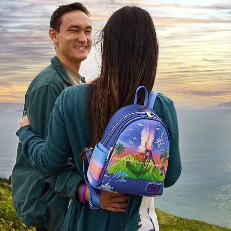 LOUNGEFLY Limited Edition - I Lava You Mini Backpack 4 LOUNGEFLY Limited Edition - I Lava You Mini Backpack - Image 2