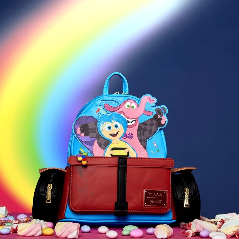 LOUNGEFLY Pixar Inside Out Bing Bong Wagon Mini Backpack 4 LOUNGEFLY Pixar Inside Out Bing Bong Wagon Mini Backpack - Image 2