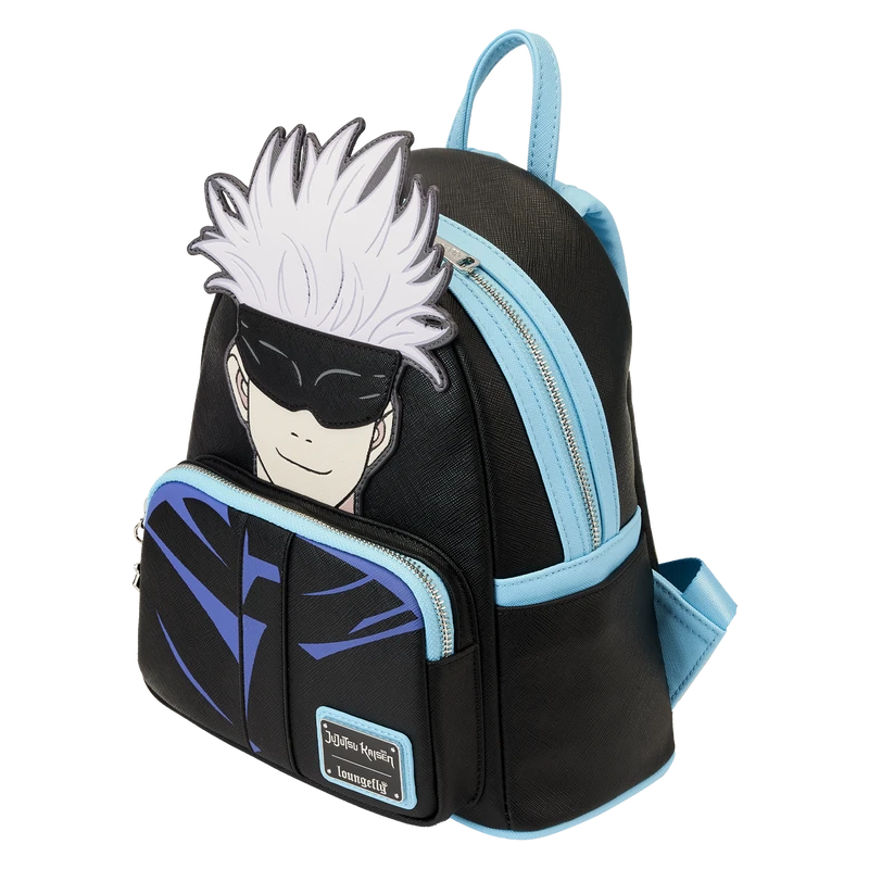 LOUNGEFLY WonderCon Exclusive - JUJUTSU KAISEN Satoru Gojo Cosplay Mini Backpack 6 LOUNGEFLY WonderCon Exclusive - JUJUTSU KAISEN Satoru Gojo Cosplay Mini Backpack - Image 4