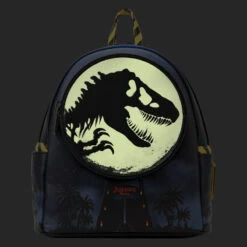 LOUNGEFLY Jurassic Park 30th Anniversary Dino Moon Glow Mini Backpack 14 LOUNGEFLY Jurassic Park 30th Anniversary Dino Moon Glow Mini Backpack -Loungefly JPBK0015 LFJURASSICPARK30THANNIVERSARYDINOMOONMINIBACKPACK0125GLOW