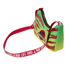 LOUNGEFLY Jurassic Park 30th Anniversary Life Finds A Way Crossbody Bag -Loungefly JPTB0002 LFJURASSICPARK30THANNIVERSARYLIFEFINDSAWAYCROSSBODY0137QUARTER