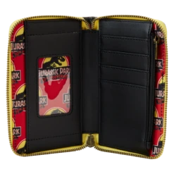 LOUNGEFLY Jurassic Park 30th Anniversary Dino Moon Glow Zip Around Wallet -Loungefly JPWA0005 LFJURASSICPARK30THANNIVERSARYDINOMOONZIPAROUNDWALLET0147INSIDE