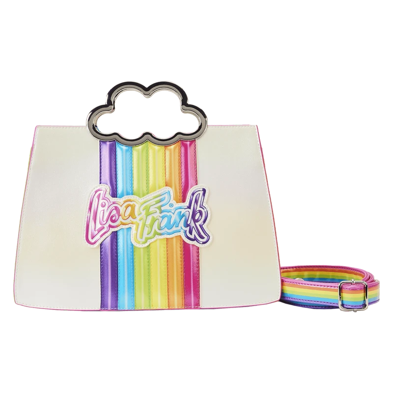 LOUNGEFLY Lisa Frank Rainbow Cloud Crossbody Bag 3 LOUNGEFLY Lisa Frank Rainbow Cloud Crossbody Bag