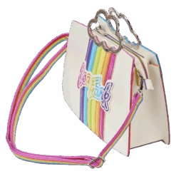 LOUNGEFLY Lisa Frank Rainbow Cloud Crossbody Bag 10 LOUNGEFLY Lisa Frank Rainbow Cloud Crossbody Bag -Loungefly LSFTB0003 LFLISAFRANKRAINBOWLOGOCROSSBODYBAG0326QUARTER