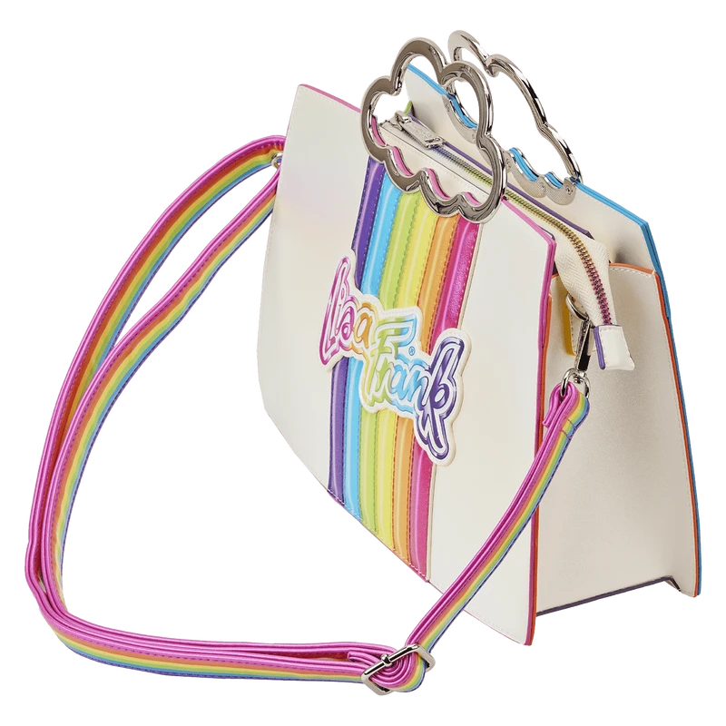 LOUNGEFLY Lisa Frank Rainbow Cloud Crossbody Bag 6 LOUNGEFLY Lisa Frank Rainbow Cloud Crossbody Bag - Image 4