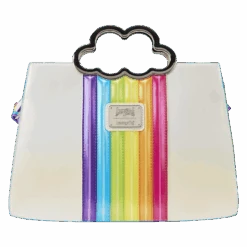 LOUNGEFLY Lisa Frank Rainbow Cloud Crossbody Bag 11 LOUNGEFLY Lisa Frank Rainbow Cloud Crossbody Bag -Loungefly LSFTB0003 LFLISAFRANKRAINBOWLOGOCROSSBODYBAG0329BACK