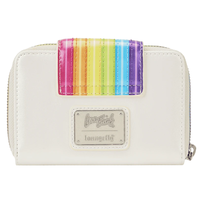 LOUNGEFLY Lisa Frank Rainbow Logo Zip Around Wallet 6 LOUNGEFLY Lisa Frank Rainbow Logo Zip Around Wallet - Image 4