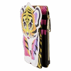 LOUNGEFLY Exclusive - Lisa Frank Forrest Cosplay Flap Wallet -Loungefly LSFWA0006 LFLISAFRANKFORRESTCOSPLAYFLAPWALLET0347SIDE