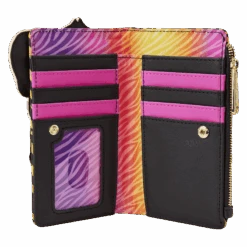 LOUNGEFLY Exclusive - Lisa Frank Forrest Cosplay Flap Wallet -Loungefly LSFWA0006 LFLISAFRANKFORRESTCOSPLAYFLAPWALLET0350INSIDE
