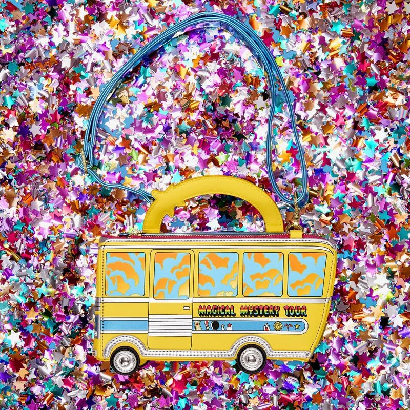 LOUNGEFLY The Beatles Magical Mystery Tour Bus Crossbody Bag 4 LOUNGEFLY The Beatles Magical Mystery Tour Bus Crossbody Bag - Image 2
