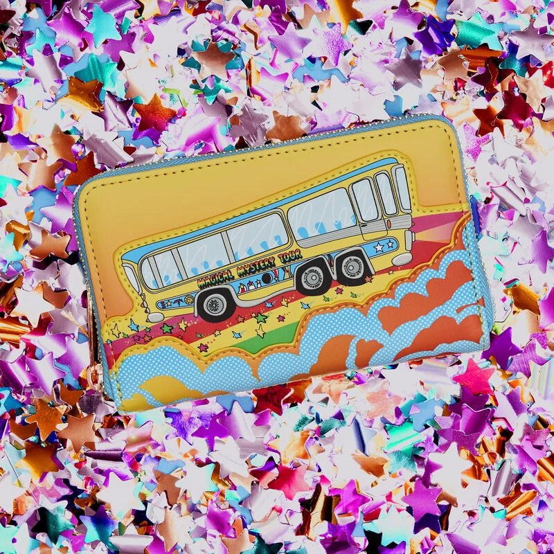 LOUNGEFLY The Beatles Magical Mystery Tour Bus Zip Around Wallet 4 LOUNGEFLY The Beatles Magical Mystery Tour Bus Zip Around Wallet - Image 2