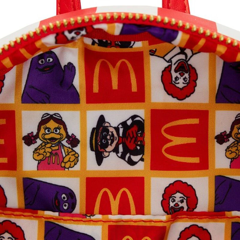 LOUNGEFLY McDonald's Ronald McDonald Cosplay Mini Backpack 7 LOUNGEFLY McDonald's Ronald McDonald Cosplay Mini Backpack - Image 5
