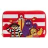 LOUNGEFLY McDonald's Ronald McDonald And Friends Zip Around Wallet