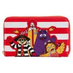 LOUNGEFLY McDonald's Ronald McDonald And Friends Zip Around Wallet