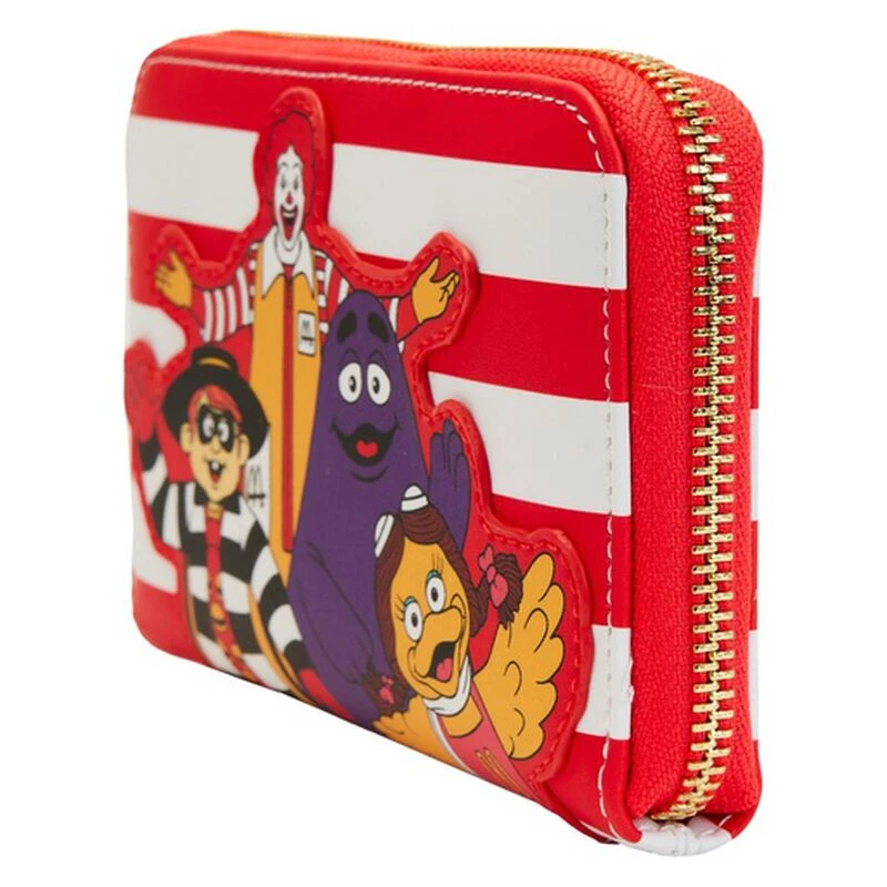 LOUNGEFLY McDonald's Ronald McDonald And Friends Zip Around Wallet 4 LOUNGEFLY McDonald's Ronald McDonald And Friends Zip Around Wallet - Image 2