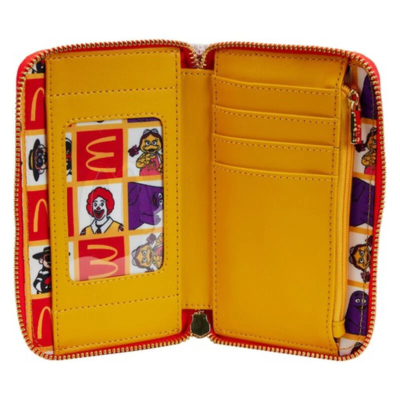LOUNGEFLY McDonald's Ronald McDonald And Friends Zip Around Wallet 6 LOUNGEFLY McDonald's Ronald McDonald And Friends Zip Around Wallet - Image 4